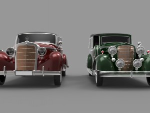old cars Modelo 3D