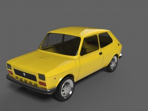 fiat 127 Model 3D
