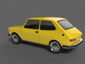 fiat 127 Model 3D