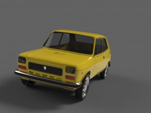 fiat 127 Model 3D