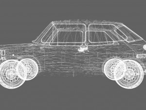 fiat 127 Model 3D