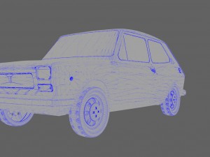 fiat 127 Model 3D