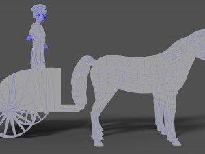 roman chariot Modelo 3D