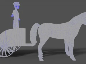 roman chariot 3D Model