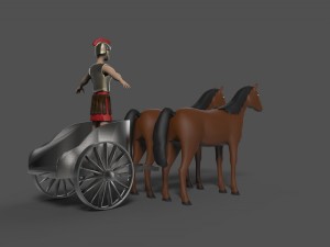 roman chariot Modelo 3D