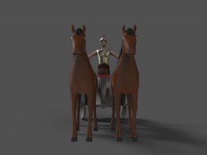 roman chariot Modelo 3D