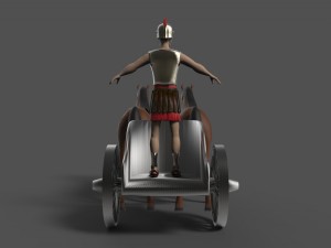 roman chariot Modelo 3D