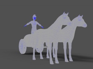 roman chariot Modelo 3D