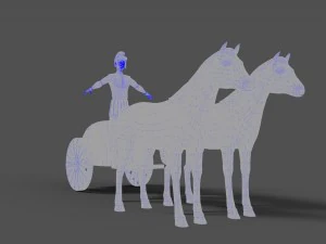 roman chariot 3D Model