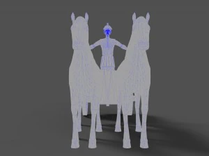 roman chariot 3D Model
