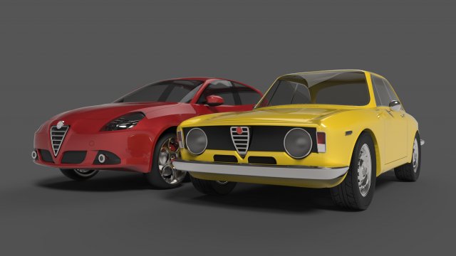 alfa romeo serie 3D Model .c4d .max .obj .3ds .fbx .stl .blend 