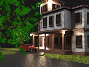 house 3 Model 3D
