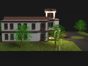 house 3 Model 3D