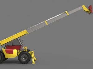 телескопический погрузчик 3D Модель