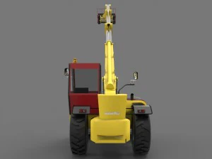 телескопический погрузчик 3D Модель