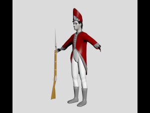 redcoat 3D Model