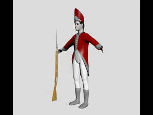 redcoat 3D Model