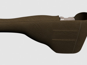luger p08 wih holster 3D Модель