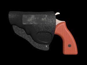 mauser k50 with holster 3D Model