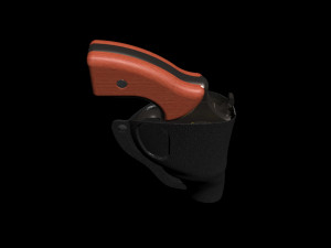 mauser k50 with holster 3D Model