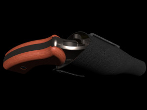 mauser k50 with holster 3D Model