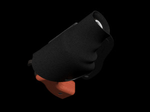 mauser k50 with holster 3D Model