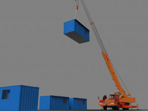 construction site campus 3D Model
