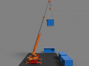 construction site campus 3D Model