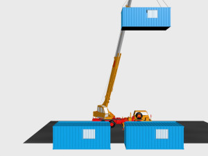construction site campus Modelo 3D