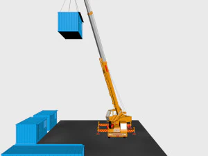 construction site campus 3D Model