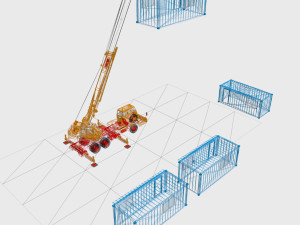 construction site campus Modelo 3D