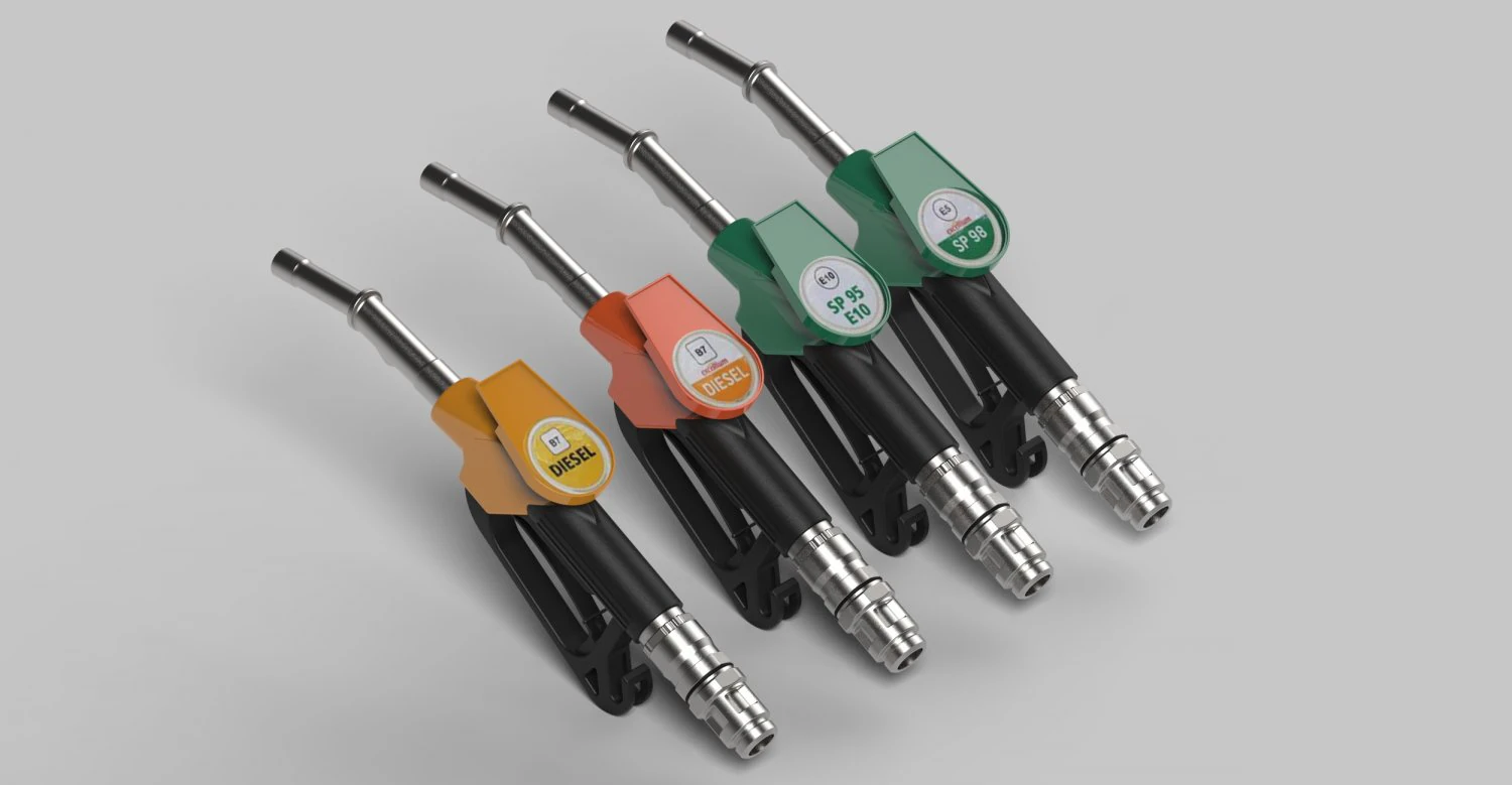 fuel nozzles 3D Model .c4d .max .obj .3ds .fbx .stl .blend 