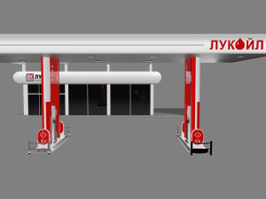 gas station 3D Модель