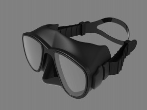 diving mask 3D मॉडल