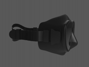 diving mask 3D मॉडल