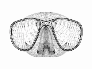 diving mask 3D Model