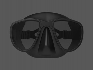diving mask 3D मॉडल