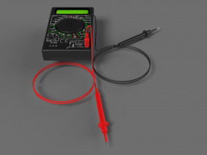 digital multimeter 3D 模型