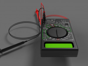 digital multimeter 3D 模型