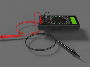 digital multimeter 3D 模型
