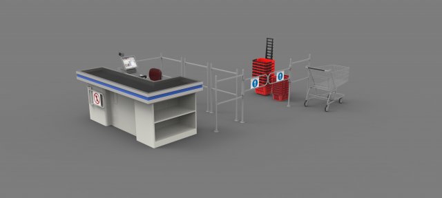 shop equipment 3D Model .c4d .max .obj .3ds .fbx .stl .blend 