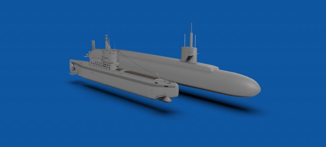 submarines 3D मॉडल .c4d .max .obj .3ds .fbx .stl .blend 