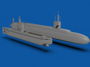 submarines Model 3D