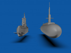 submarines 3D मॉडल