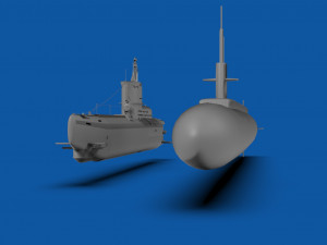 submarines 3D मॉडल