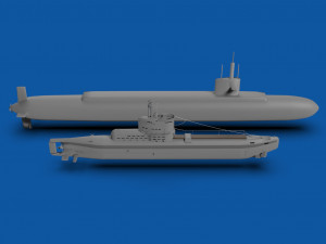 submarines 3D मॉडल