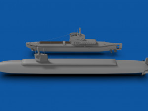 submarines 3D मॉडल