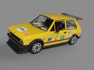 yugo koral 55 racing 3D Model