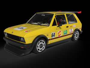yugo koral 55 racing 3D Model