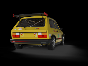 yugo koral 55 racing 3D Model